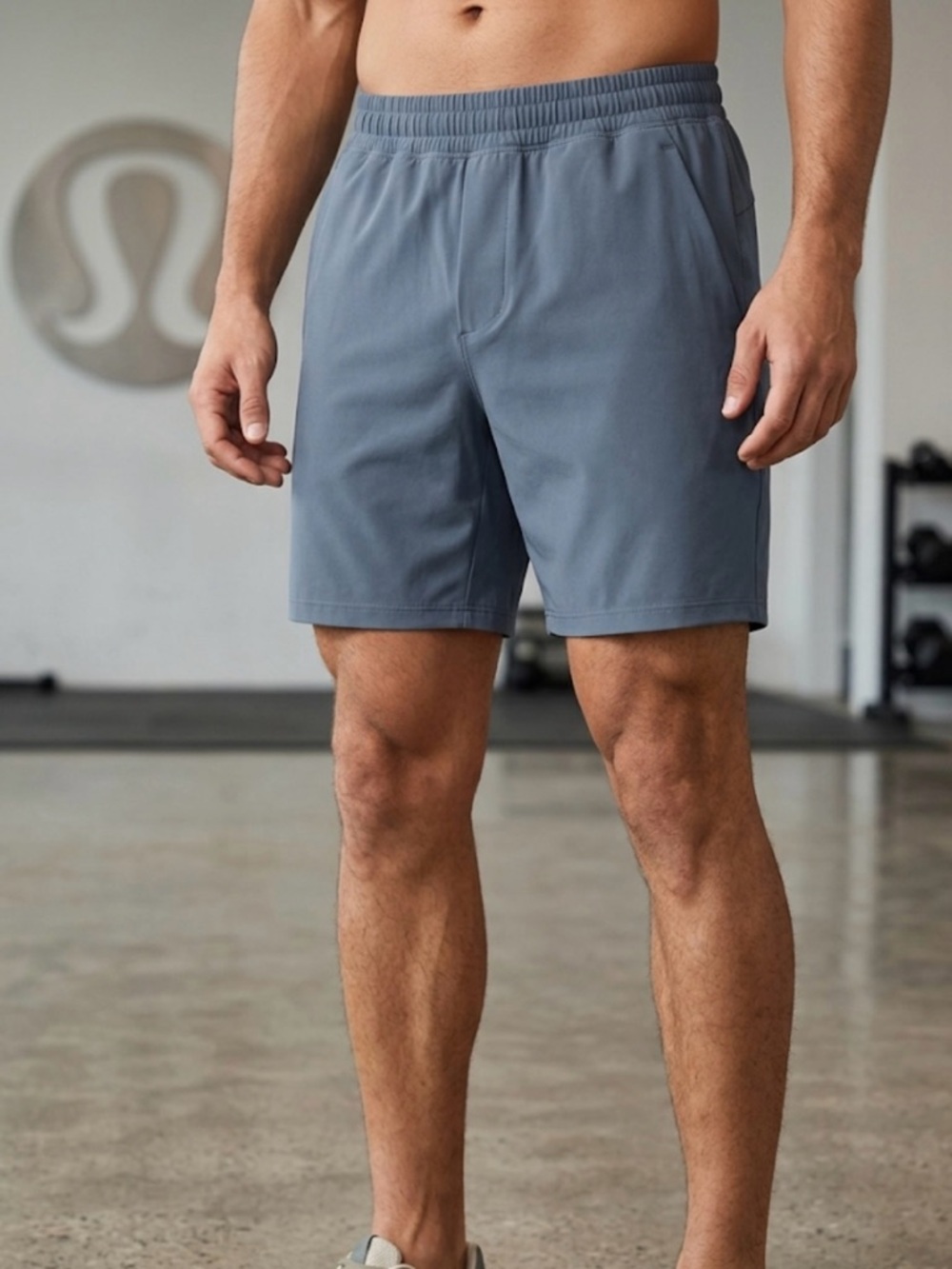 Lululemon Mens Performance Elastic-Waist Shorts
